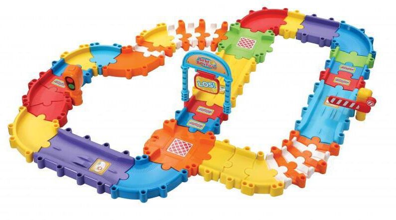 Spielzeug-Auto VTECH "Tut Tut Baby Flitzer - Strassenset deluxe", Kinder, bunt, Kunststoff, Spielzeugfahrzeuge Spielzeug-Auto bunt Einheitsgröße