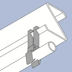 ABB TM03-JM2229 Befestigung f Leitungsschutz, Tragerd. 1-3mm, Leitungsd 22-29mm, 11kg, F8+, VPE25 7TCA084030R1831