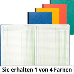 Exacompta Spaltenbuch Mehrkolonnenheft, 2 Spalten, A4, 40 Blatt, mit Kopfleiste