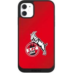 Nivocase Handyhülle für Apple iPhone 11 Hülle NIVOpure Case Schwarz 1. FC Köln EffZeh Offizielles (Apple iPhone 11), Smartphone Hülle, Schwarz