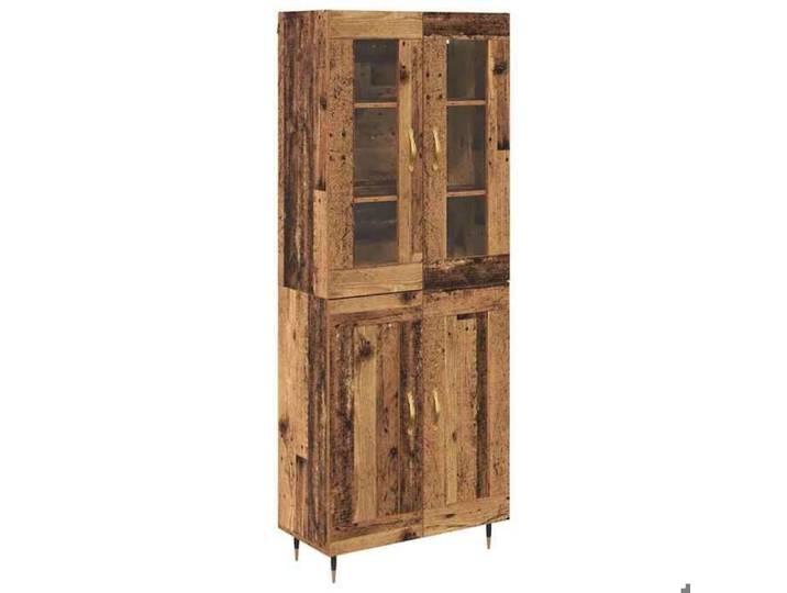 SOLO - TOP Haut Armoire（2 pcs) - ZENCORE - Armoire Vaisselier/Buffet Salon/bureau - Bois ancien - Bois d'ingénierie 674082