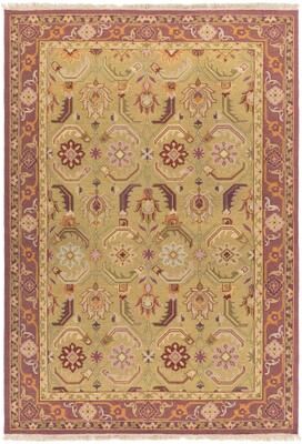 Livabliss Hand-Knotted Kari Border New Zealand Wool Area Rug - 2' x 3'