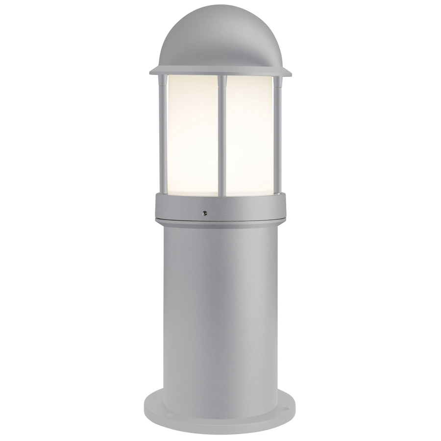 LCD Pollerleuchte 45cm silber rund 1032 8033239349758