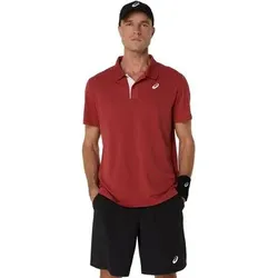 ASICS Herren Shirt COURT POLO, Größe XL in Rot Rot