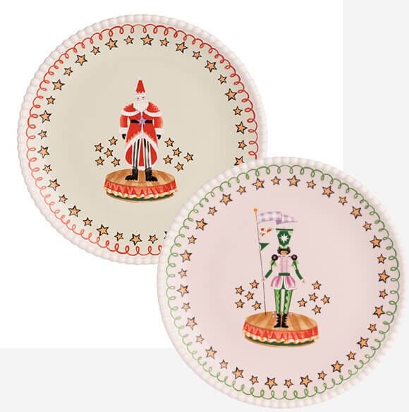Cath Kidston Nutcracker Set of 2 Side Plates