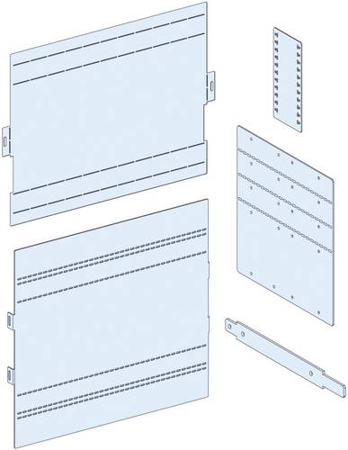 Schneider Electric LVS04871 PrismaSeT-P, Abdeckung, Canalis KT Anschlussblock,Breite=650mm Kleinverteilerzubehör 1St.