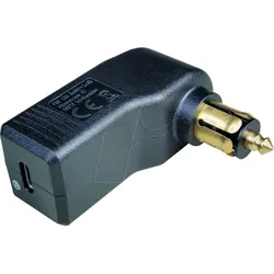 BST 67304100 - KFZ - Normstecker, 12-24V, USB-C, 5V/3A, gewinkelt