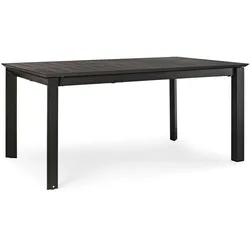 Gartentisch Konnor Aluminium, modern ausziehbar, anthrazit, für 8-10 Personen, Outdoor