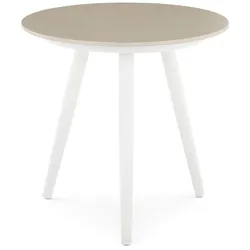 BEISTELLTISCH ROSALIA weiß/beige