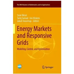 Energy Markets and Responsive Grids, Fachbücher von Stoustrup Jakob, Meyn Sean, Hiskens Ian, Samad Tariq