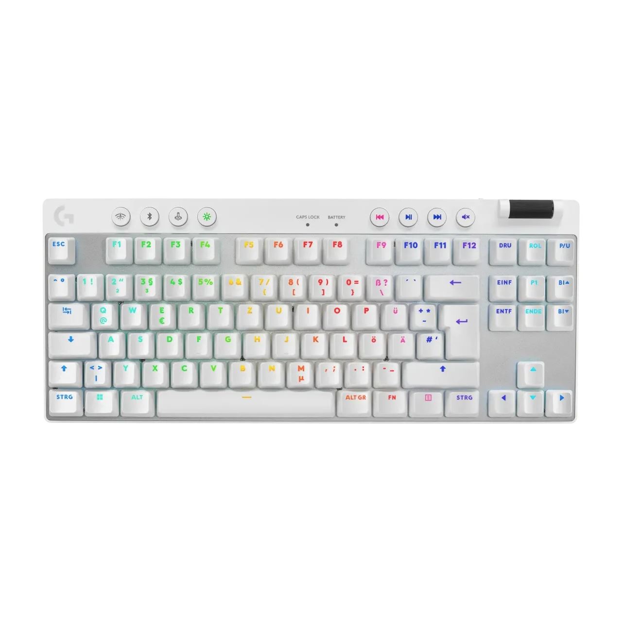 LOGITECH G PRO X TKL LIGHTSPEED GAMING weiß DEU 2.4GHZ/BT N/A 419 TACTILE