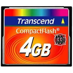 Transcend Flash-Speicherkarte 4 GB 133x CompactFlash