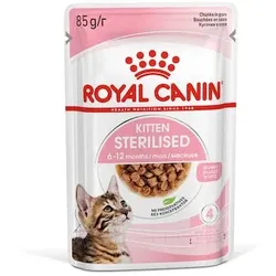 ROYAL CANIN Kitten Sterilised Gravy 85g Nassfutter in Sauce für Kätzchen