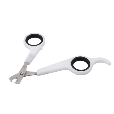 Happy Pet Pantry GentleGrip Pet Nail Clippers For Birds, Cats, Dogs & Small Animals white black