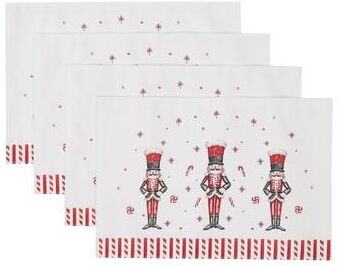 Avanti Linens Avanti Nutcracker Candy Set of 4 Placemats - 13x19