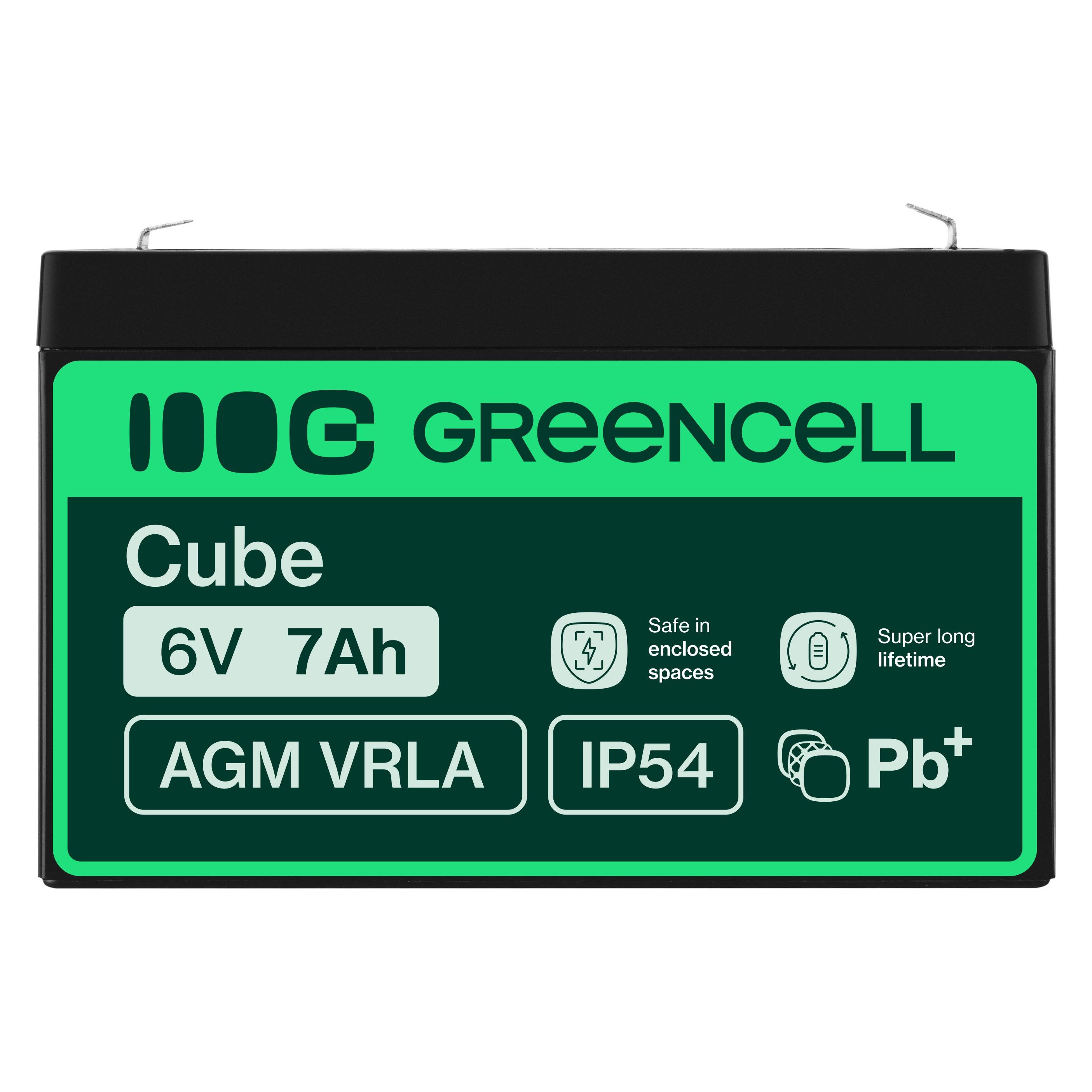 GreenCell AGM12 (7000 mAh, 6 V) (AGM12)
