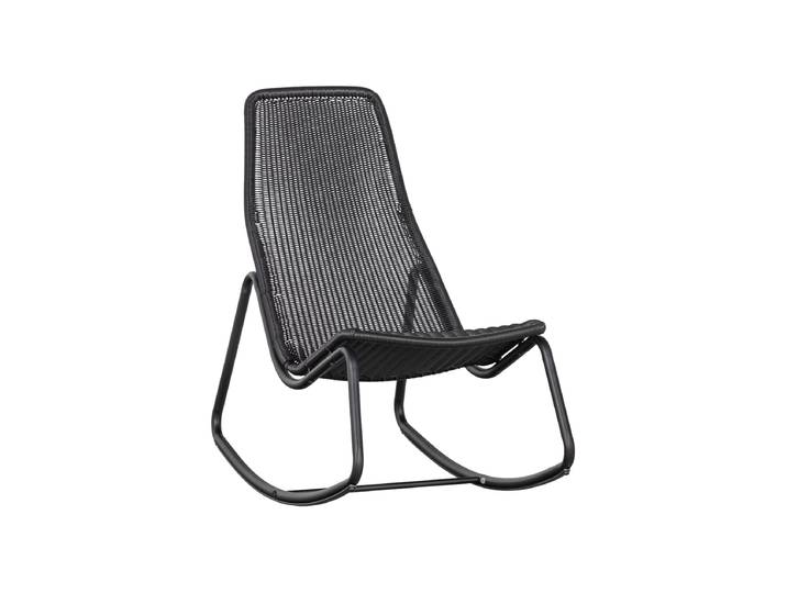 Design Outdoor Schaukelstuhl „Tom“ Schwarz De Eekhoorn