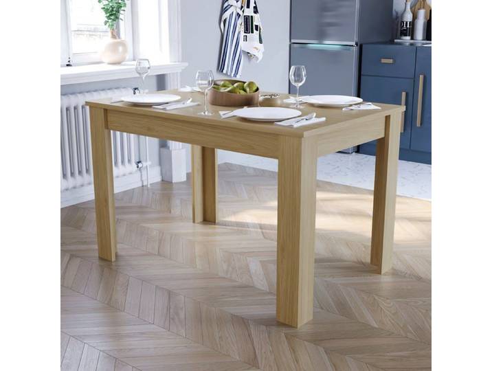 Table à manger 4 places Medina en bois – mobilier moderne pour cuisine et salle à manger – Chêne