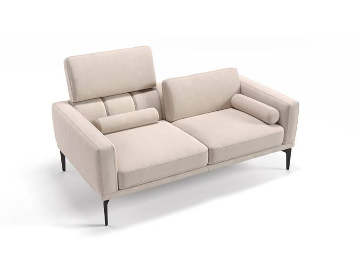 Hochwertige Stoffcouch SALERNO 2-Sitzer Sofa