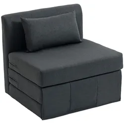 BODENSESSEL Polyester Schaumstoff Dunkelgrau