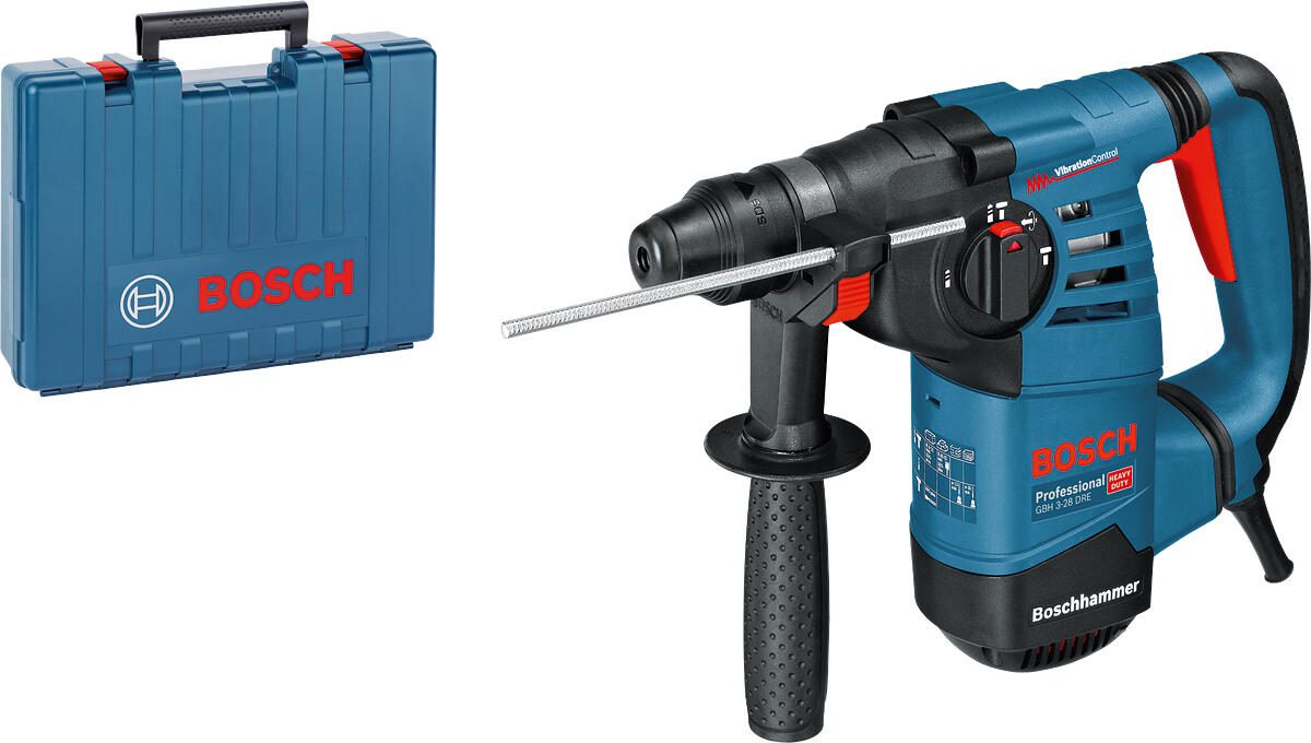 BOSCH Professional GBH 3-28 DER Bohrhammer Set 061123A000