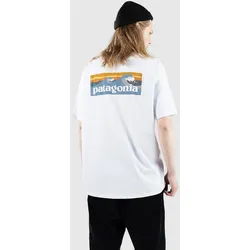 Patagonia Boardshort Logo Pocket Responsibili T-Shirt white Gr. S