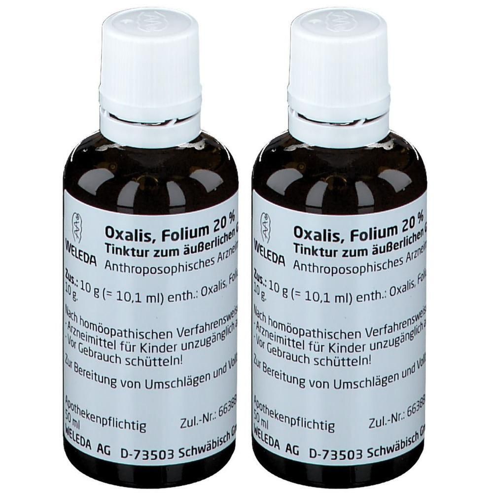 Oxalis Folium 20% äußerlich Tinktur 2x 2x50 ml