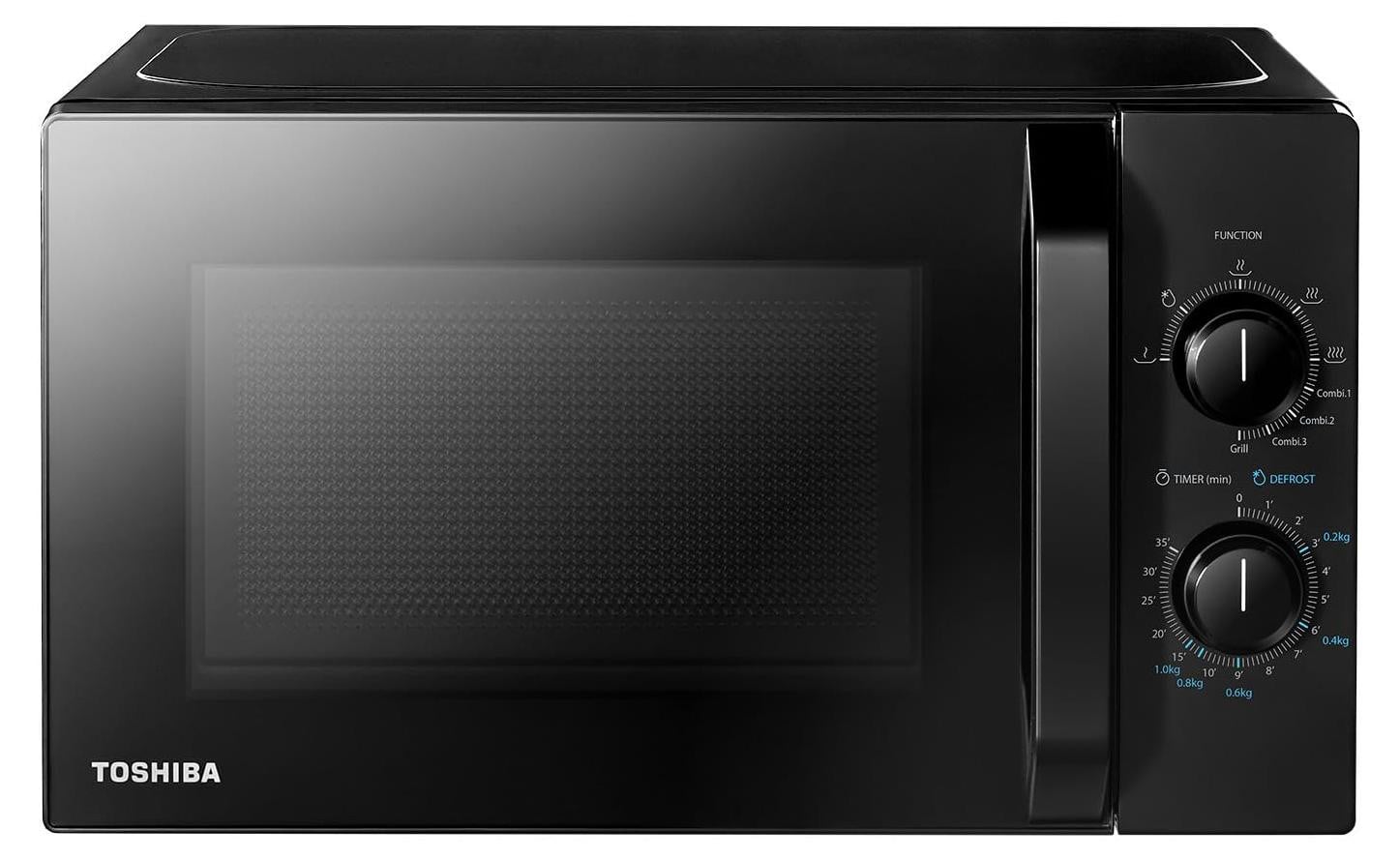 Toshiba MW2-MG20PE(BK) Magnetron met grill- en combifunctie, 20 liter, 700 W, zwart