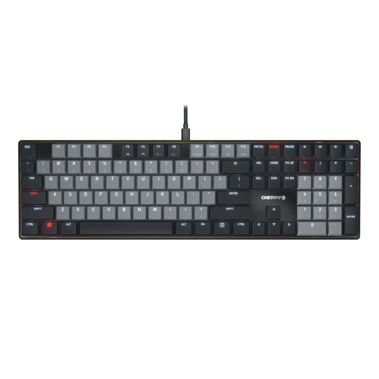 Cherry KC 500 MX LP Tastatur kabelgebunden, Mechanisch, Schwarz