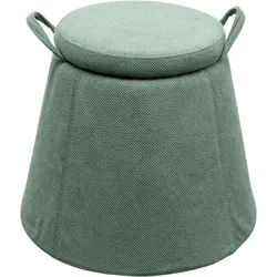 KARE DESIGN Hocker Thimble Stoff Grün