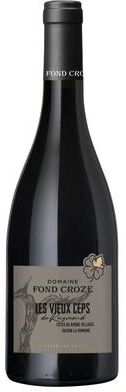 """Domaine Fond Croze""" """Domaine Fond Croze Villages Vaison-la-Romaine Les Vieux Ceps de Raymond 2023 Red Wine - France"""