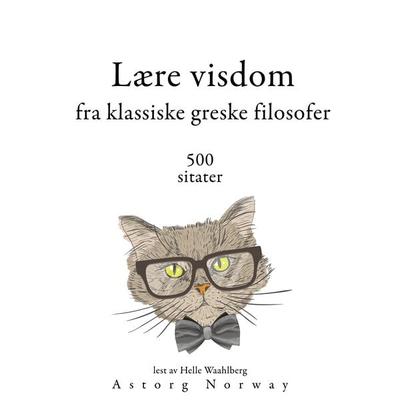 Lære visdom fra klassiske greske filosofer 500 sitater - Aristoteles,Plato,Socrates,Heraclitus,Epictetus, Audio, 9782821162839