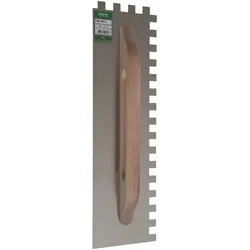 Hufa Schweizer Aufziehplatte Edelstahl Holzgriff 480x130mm 15x15mm