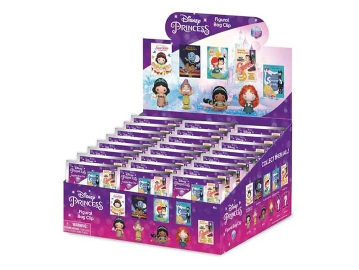 Disney Princess Series 37 3D Figural Foam Bag Clip Mystery Pack Blind Bag