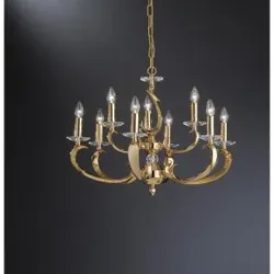 Brumberg 50805050 Pendelleuchte, gold E14, 9x40W max. IP20