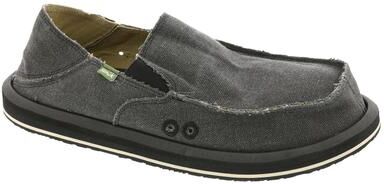 Sanuk Men's Donny Slip-On - 8 Grey Slip On Medium