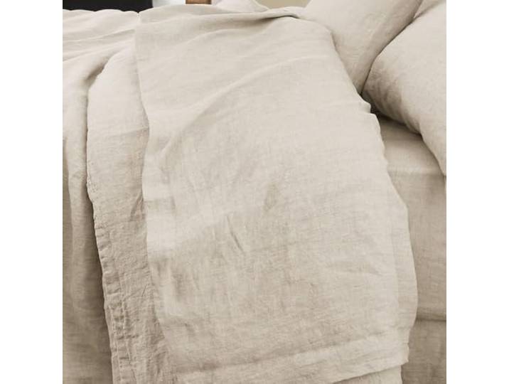 Drap Plat 270x300 cm Lin Français Sable