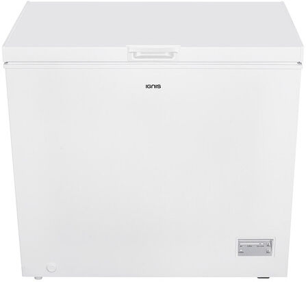 Ignis INCF 1984 E Congelatore orizzontale a libera installazione, Statico , 90 cm, Classe E, Bianco, 40 db, h 85cm