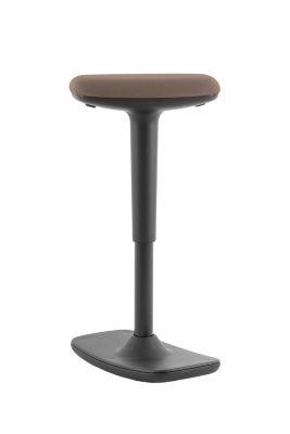 Nowy Styl Stehhocker Timmi, Polyurethanschaum-Polster, Anti-Rutsch, Höhenverstellung, H 515-745 mm, schwarz/beige meliert
