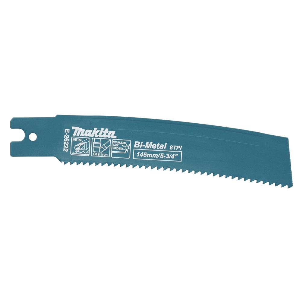 Makita BIM-Säbelsägeblatt 145 x 1,6 mm, 8 Zähne/Zahnreihe, für Metall, Gusseisen, Edelstahl / 5 Stück (24561938)