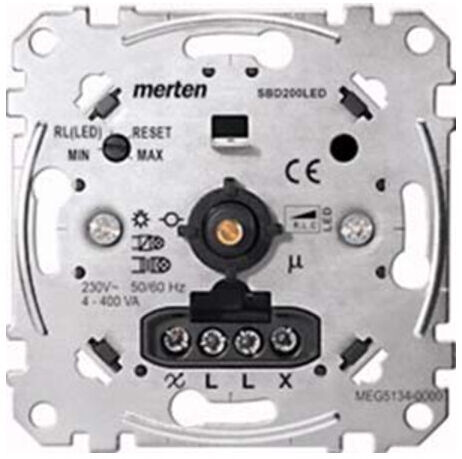 Merten Univers. insert variateur rotatif pour lampes LED MEG5134-0000 (MEG5134-0000)