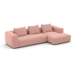 Nordic Collection Ecksofa Kornum Cord Blush