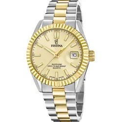 Festina Quarz Herren Classic steel F20085/A - gold,Multi - 40mm