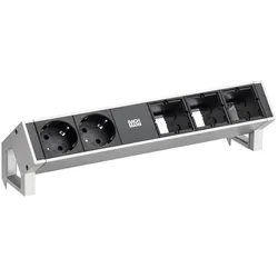 Bachmann, Steckdosenleiste, Aufbau-Anschlussfelder DESK2 (2x, CEE 7/3)