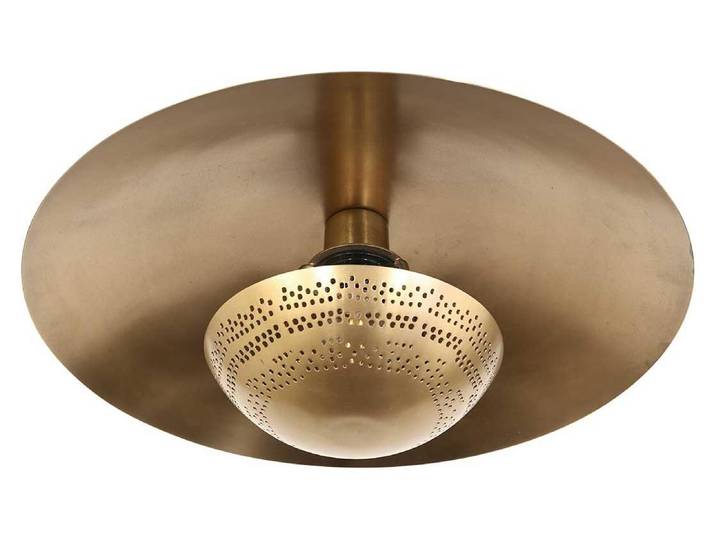 Plafonnier - bronze - Brass - plastique métal - Ø 42cm - E27 - 3681BR - Anne Lighting