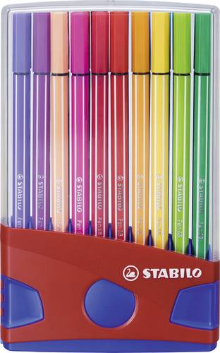 STABILO Fasermaler Pen 68 ColorParade 6820-04 Verschiedenfarbig sortiert 1mm 20St.