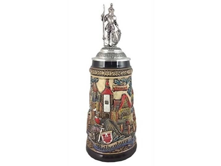 Zöller & Born Bierkrug Rothenburg Reliefseidel 0,5 Liter Bierseidel