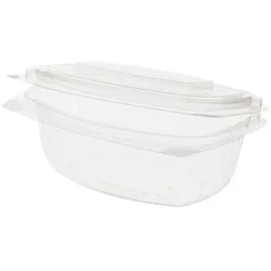 greenbox - PLA-Feinkost-Schalen 500 ml, Klappdeckel, rechteckig, 300 St.