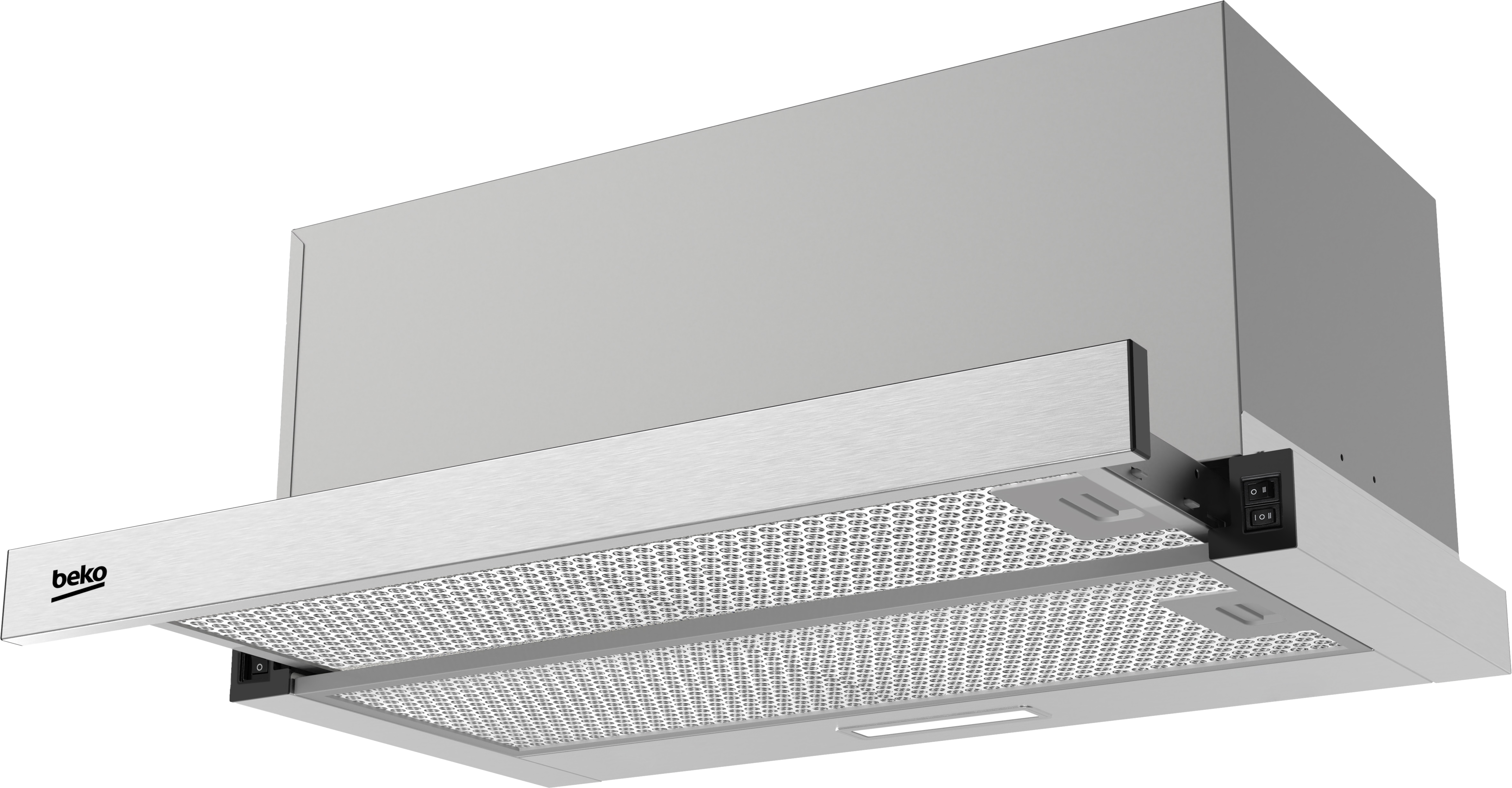 Beko Unterbauhaube "HNT61520XH", Energieeffizienz: A, inox, B:60cm H:36cm T:30cm, Dunstabzugshauben, Metallfettfilter – Fettpartikel zuverlässig auffangen, Unterbauhaube