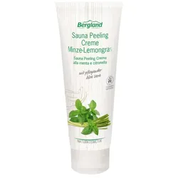 Bergland Sauna Peeling Creme Minze-Lemongras